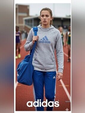 2007 Gray Adidas Sweatshirt Hoodie!!!